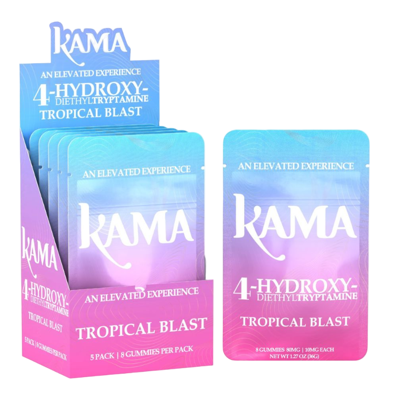 KAMA 4-Hydroxy Gummies Tropical Blast 8ct - 80mg (NOT 7OH) - Seven Tech