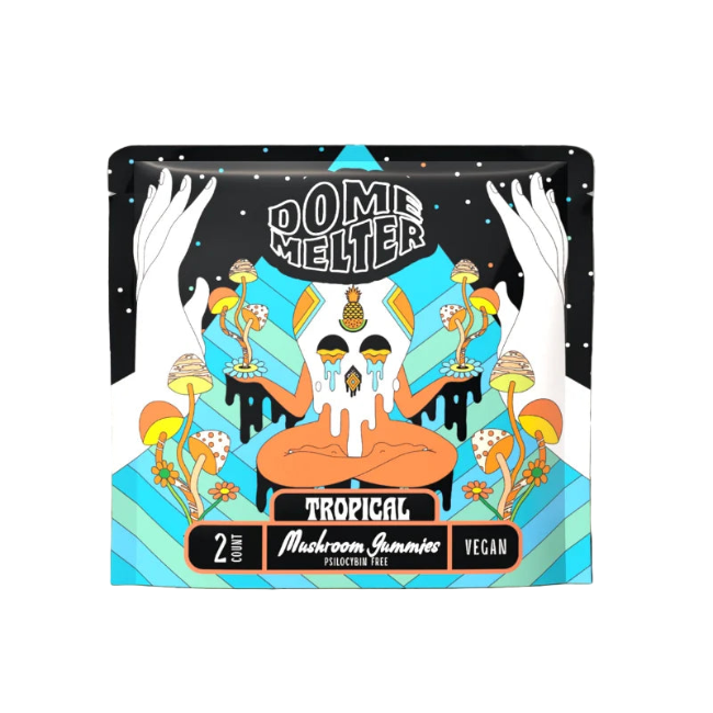 DOME MELTER MAGIC MUSHROOM GUMMIES 2CT 1200MG - TROPICAL - Seven Tech