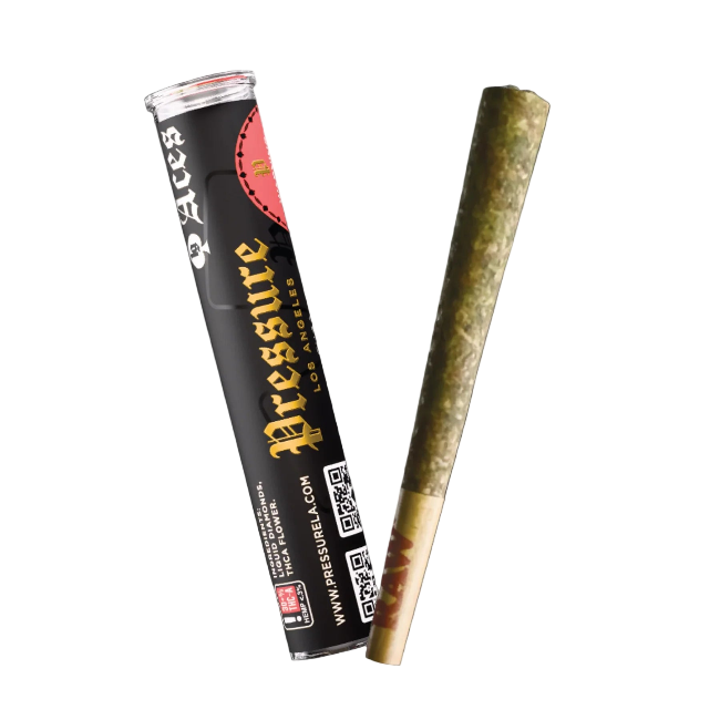 Pressure LA Aces Infused Pre-Rolls 1g Strawberry Haze Indica - Seven Tech