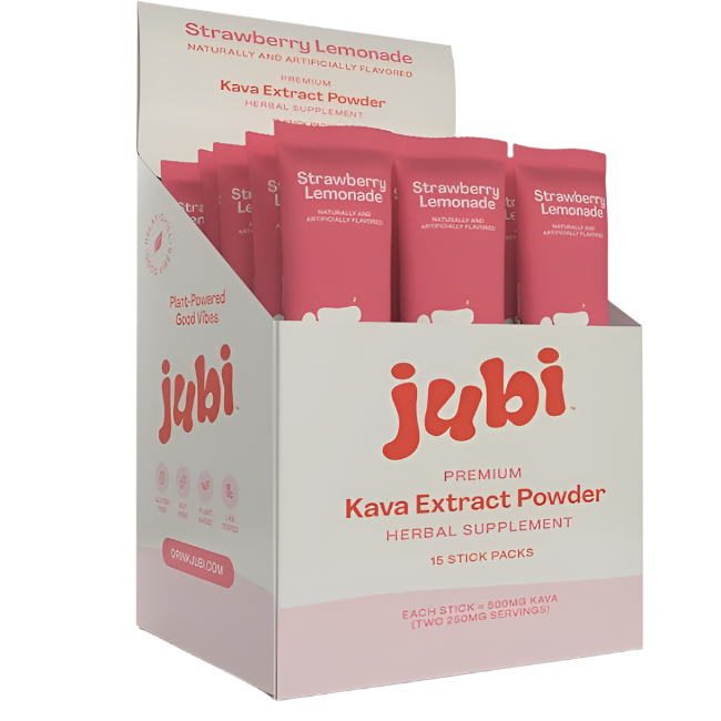 Jubi 1ct Kava Drink Mix Stick Pack Strawberry Lemonade - Seven Tech