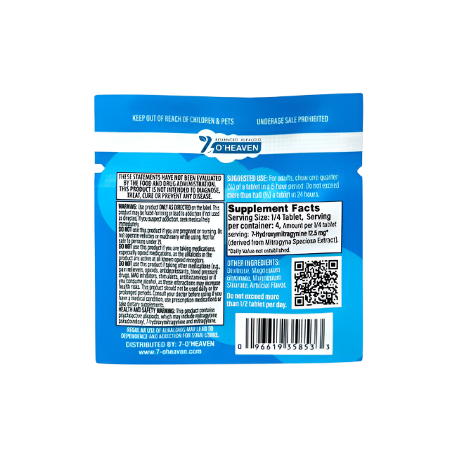 7 O'Heaven 1ct 7OH Tablets Original 50mg Per Tablets - Seven Tech