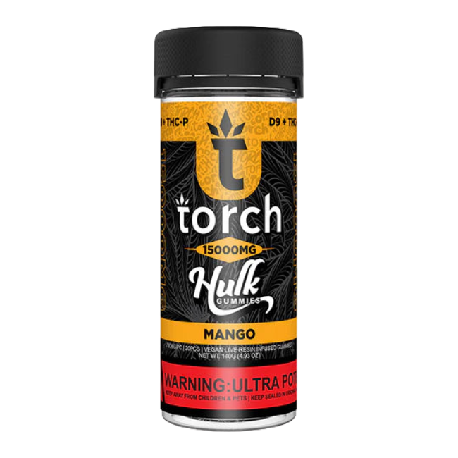 Torch Hulk CBD Gummies 15000mg Mango - Seven Tech
