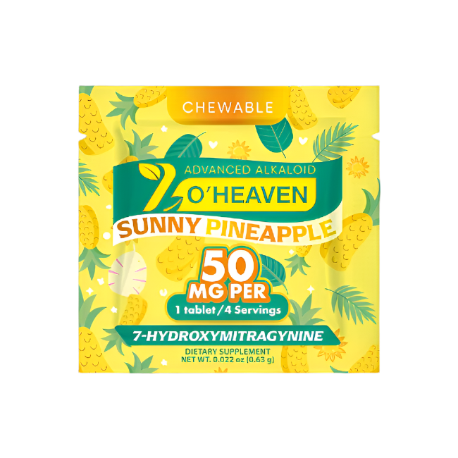 7 O'Heaven 1ct 7OH Tabs Sunny Pineapple 50mg Per Tablets - Seven Tech