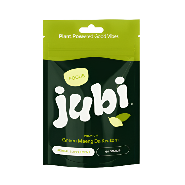 Jubi Focus Green Maeng Da Kratom Powder 60g - Seven Tech