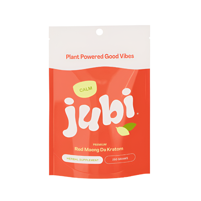Jubi Calm Red Maeng Da Kratom Powder 250g - Seven Tech