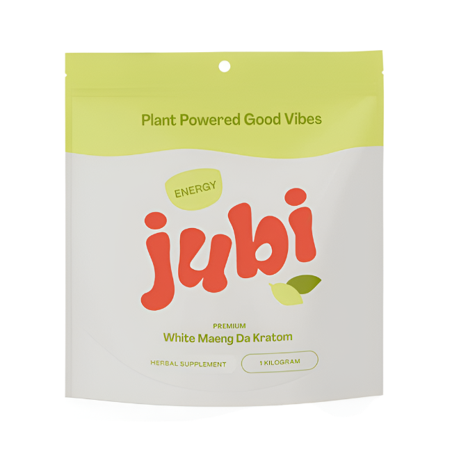 Jubi Energy White Maeng Da Kratom Powder 1kg - Seven Tech