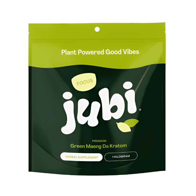 Jubi Focus Green Maeng Da Kratom Powder 1kg - Seven Tech
