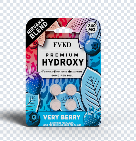 FVKD Seven 4ct 7OH Tabs Very Berry 60mg Per Tablet