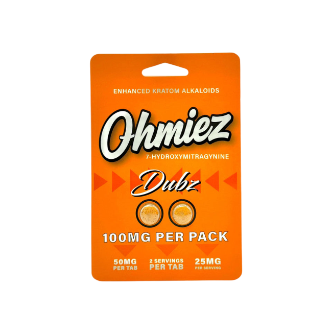 HOMIEZ 7-HYDROXYMITRAGYNINE TABLETS 50MG 2CT - UNFLAVORED - Seven Tech