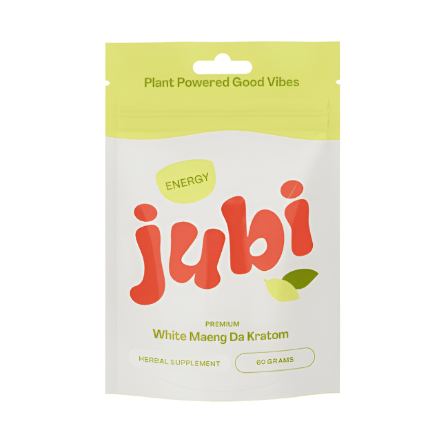 Jubi Energy White Maeng Da Kratom Powder 60g - Seven Tech