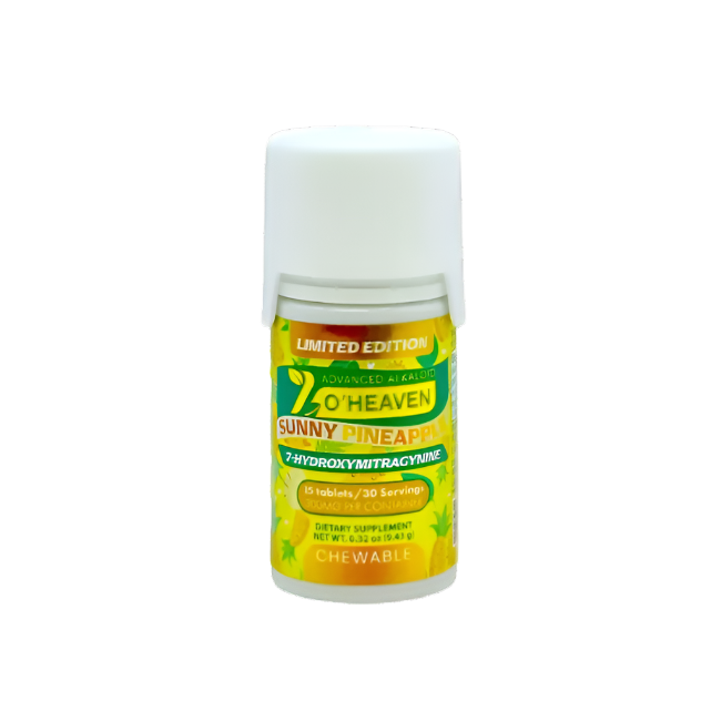 7 O'Heaven 15ct 7OH Tabs Sunny Pineapple 50mg Per Tablets - Seven Tech