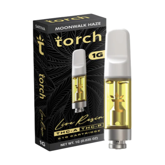 Torch Live Resin 1g Cartridge Moonwalk Haze Sativa - Seven Tech