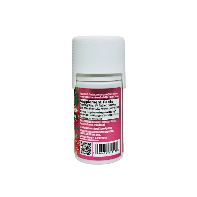 7 O'Heaven 5ct 7OH Tabs Strawberry Glimpse 50mg Per Tablets - Seven Tech