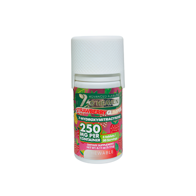 7 O'Heaven 5ct 7OH Tabs Strawberry Glimpse 50mg Per Tablets - Seven Tech