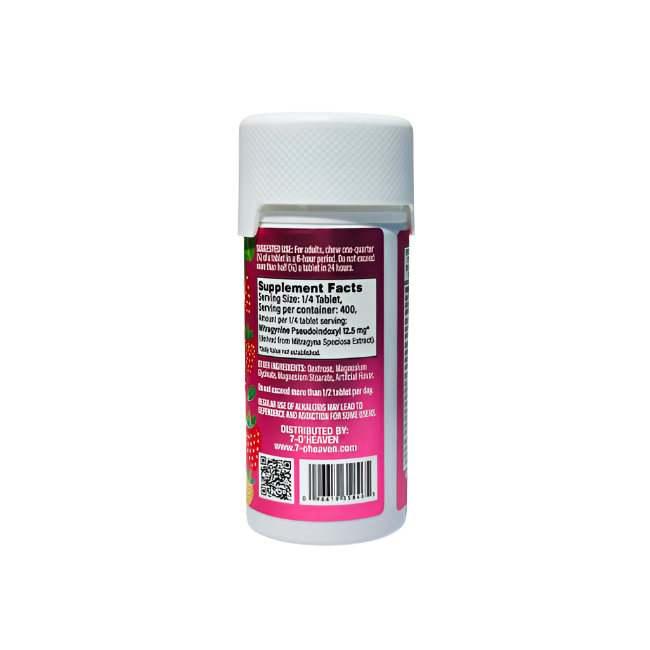 7 O'Heaven 100ct 7OH Tabs Strawberry Glimpse 50mg Per Tablets - Seven Tech