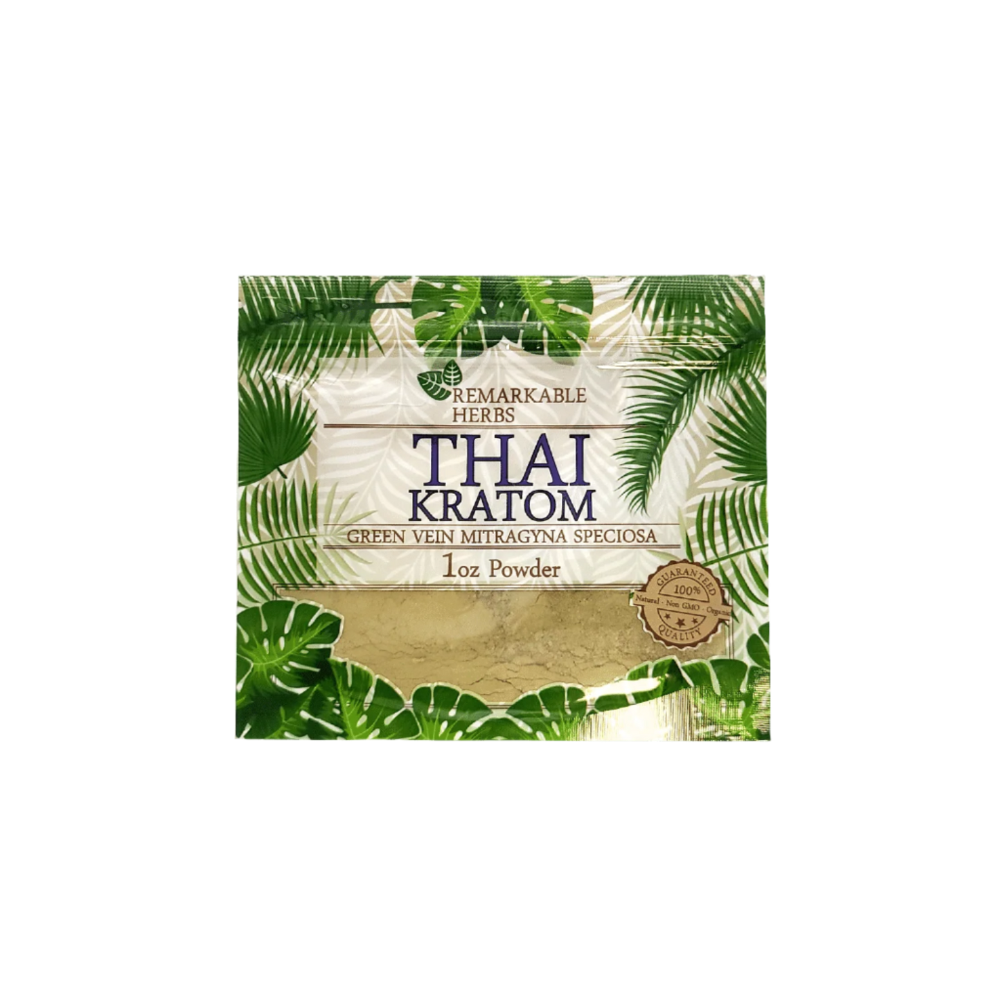 REMARKABLE HERBS KRATOM POWDER 1OZ - THAI GREEN VEIN - Seven Tech