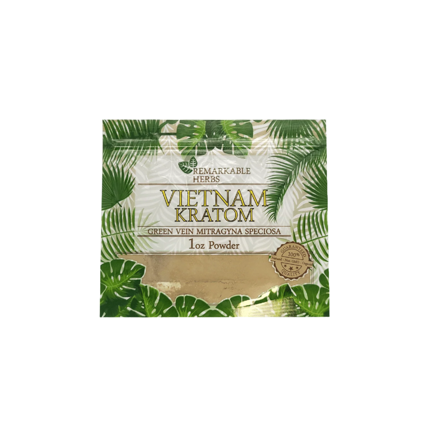 REMARKABLE HERBS KRATOM POWDER 1OZ - VIETNAM GREEN VEIN - Seven Tech