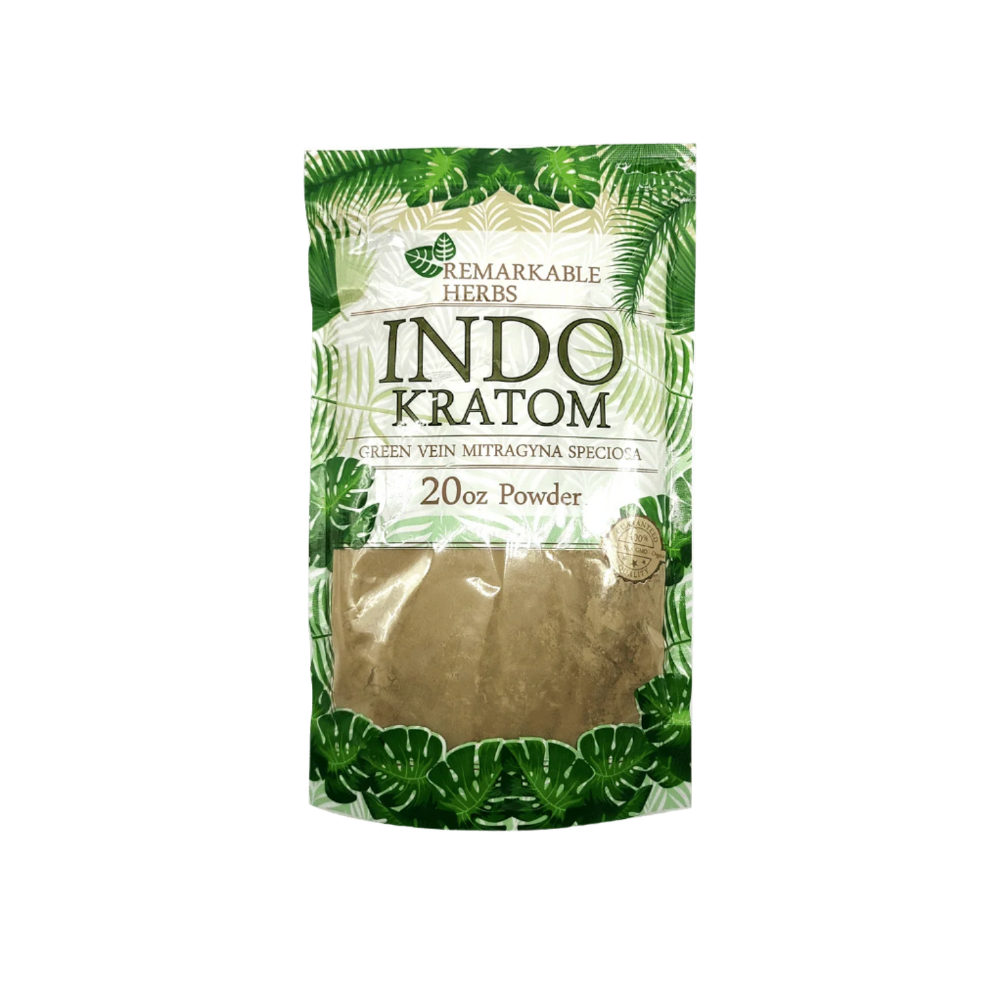 REMARKABLE HERBS KRATOM POWDER 20OZ - INDO GREEN VEIN - Seven Tech