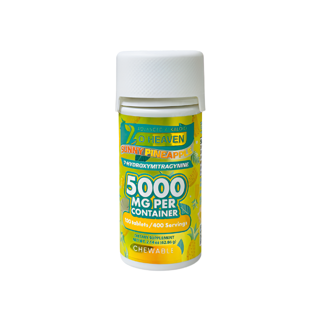 7 O'Heaven 100ct 7OH Tabs Sunny Pineapple 50mg Per Tablets - Seven Tech