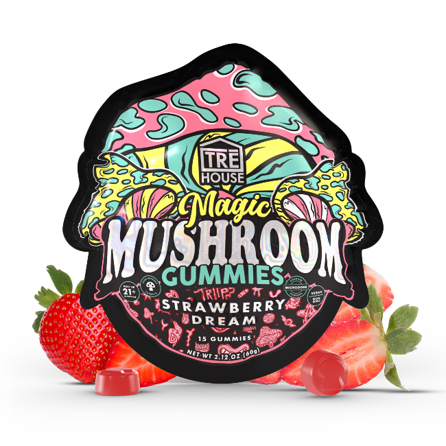 TRE House Mushroom Gummies Strawberry Dream 15 Gummies - Seven Tech