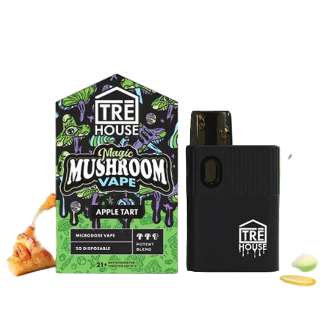 TRE House Magic Mushroom Vape Apple Tart 2g Microdose Vape - Seven Tech