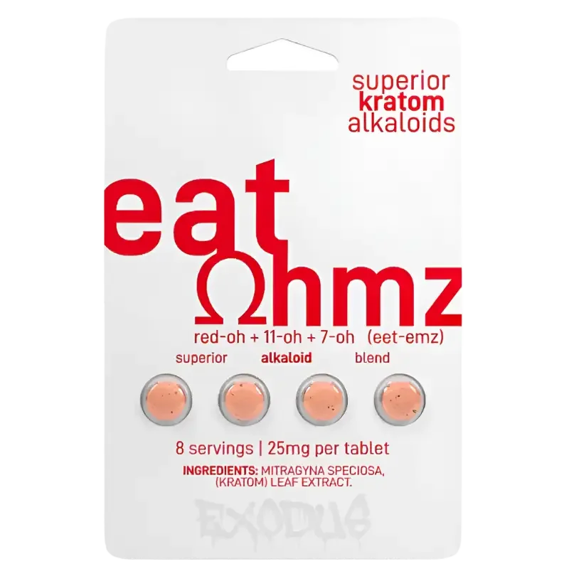 Eat OHMZ 4ct 7OH Tabs Blend Red-OH+11-OH+7OH 25mg per Tablet - Seven Tech