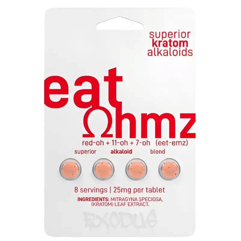 Eat OHMZ 4ct 7OH Tabs Blend Red-OH+11-OH+7OH 25mg per Tablet - Seven Tech