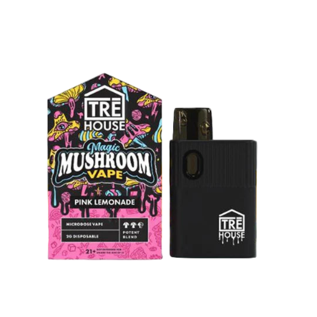 TRE House Magic Mushroom Vape Pink Lemonade 2g Microdose Vape - Seven Tech