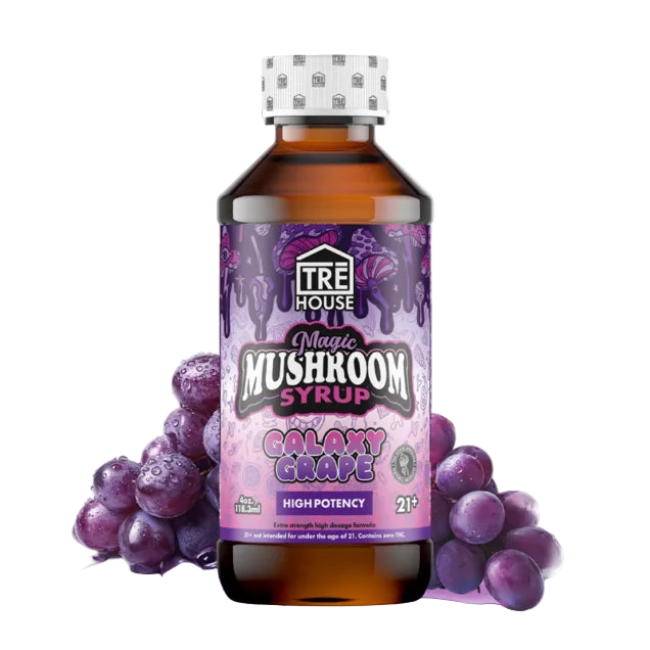 TRE House Magic Mushroom Syrup Galaxy Grape 4oz High Potency - Seven Tech