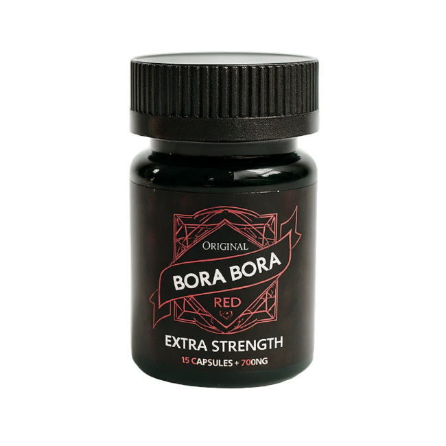 BORA BORA ORIGINAL EXTRA STRENGTH CAPSULES 15CT / 700MG – RED TIANEPTINE - Seven Tech