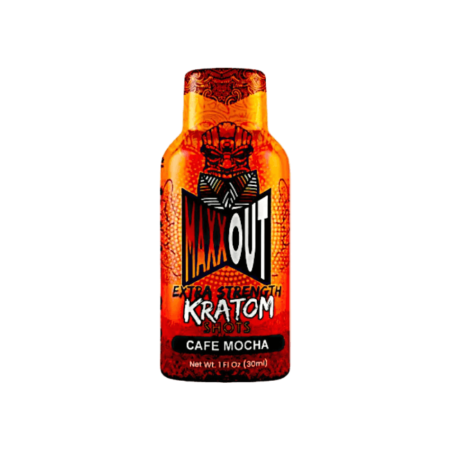MAXXOUT EXTRA STRENGTH KRATOM SHOT 380MG – CAFE MOCHA - Seven Tech