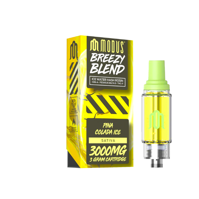 Modus Breezy Blend 3g 3000mg Cartridge Pina Colada Ice Sativa - Seven Tech