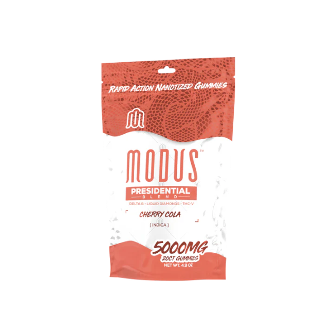 MODUS PRESIDENTIAL BLEND 5000MG GUMMIES - CHERRY COLA INDICA - Seven Tech