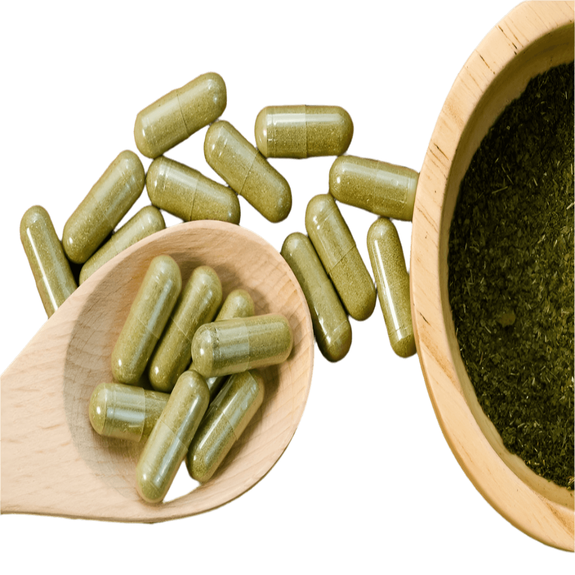 NJOY KRATOM CAPSULES 42CT - BORNEO YELLOW VEIN - Seven Tech