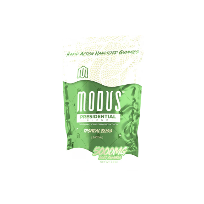 MODUS PRESIDENTIAL BLEND 5000MG GUMMIES - TROPICAL BLISS SATIVA - Seven Tech