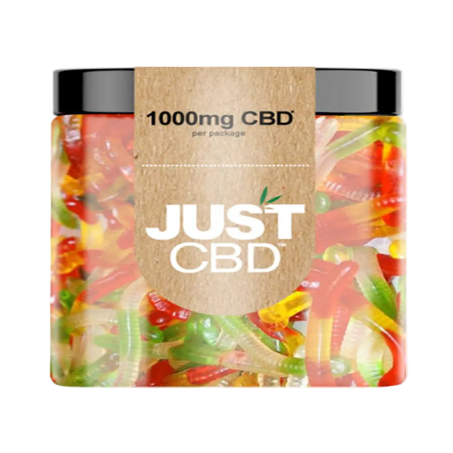 JUST CBD GUMMIES 1000MG - WORMS - Seven Tech