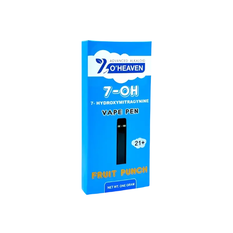 7 O'Heaven 1ct 7OH Fruit Punch Vape Pen 100mg - Seven Tech