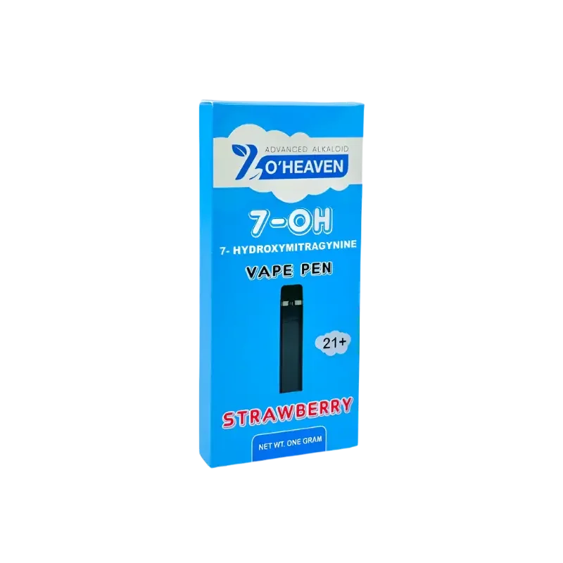 7 O'Heaven 1ct 7OH Strawberry Vape Pen 100mg - Seven Tech