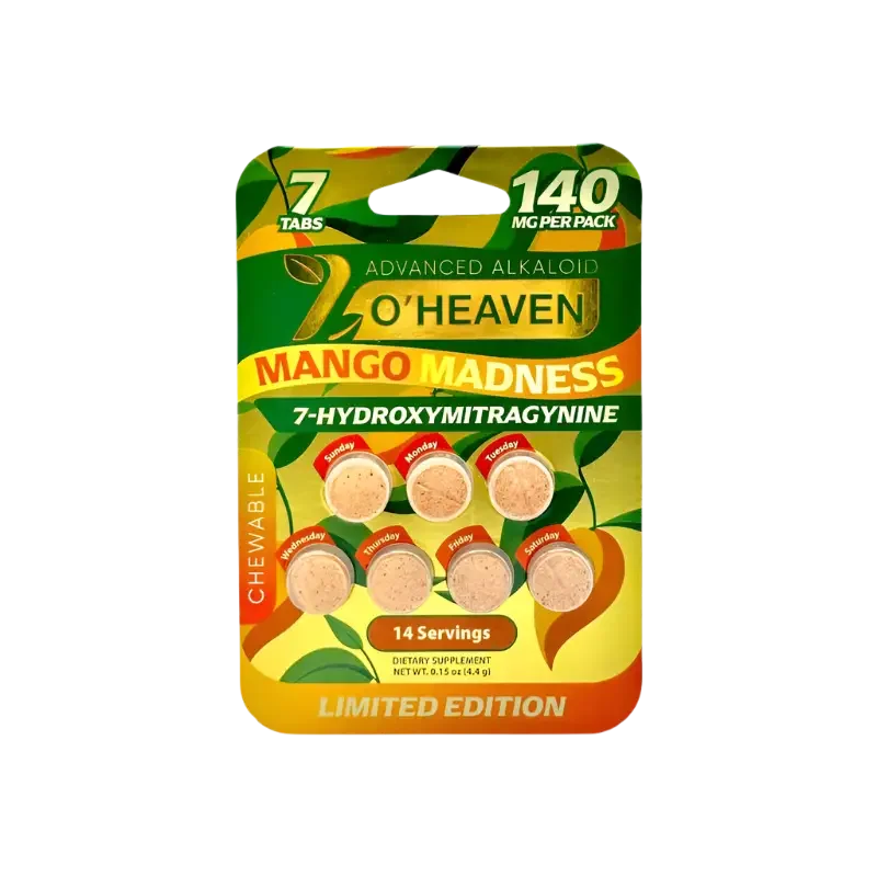 7 O'Heaven 7ct 7OH Mango Madness Tabs 20mg Per Tablet - Seven Tech