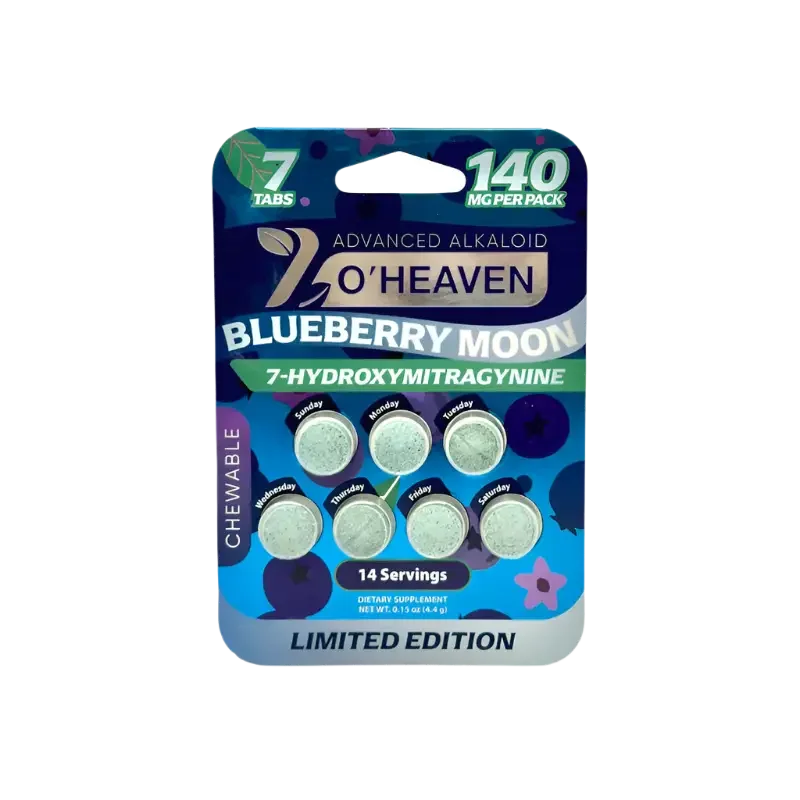 7 O'Heaven 7ct 7OH Blueberry Moon Tabs 20mg Per Tablet - Seven Tech