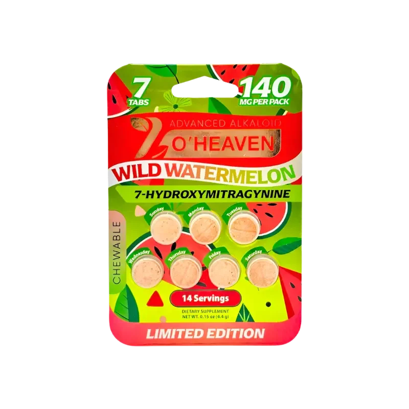 7 O'Heaven 7ct 7OH Wild Watermelon Tabs 20mg Per Tablet - Seven Tech