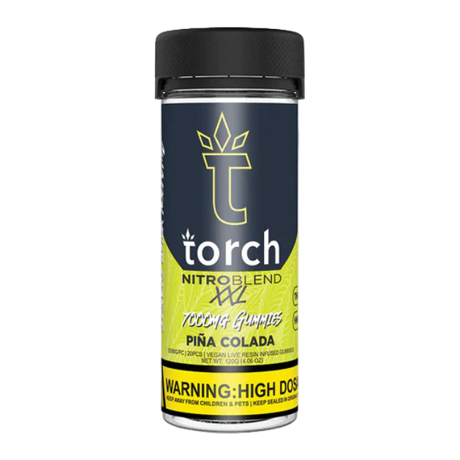 Torch Nitro Blend XXL 7000mg Gummies Pina Colada - Seven Tech