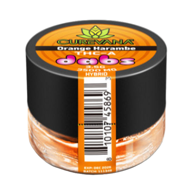 CUREVANA THC-A DABS 3.5G JAR - ORANGE HARAMBE - Seven Tech
