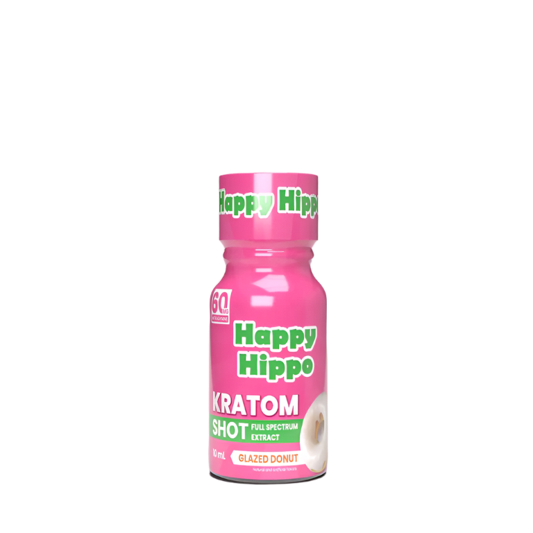 HAPPY HIPPO KRATOM SHOT 10ML 60MG - GLAZED DONUT - Seven Tech