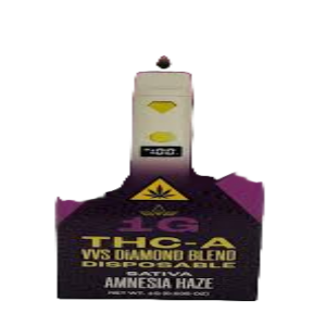 Torch THC-A 1g VVS Diamond Blend Disposable Amnesia Haze Sativa - Seven Tech