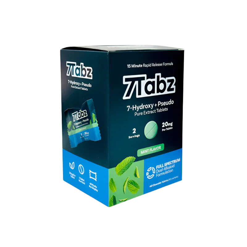 7Tabz 1ct 7OH + Pseudo Mint 20mg Per Tablet - Seven Tech