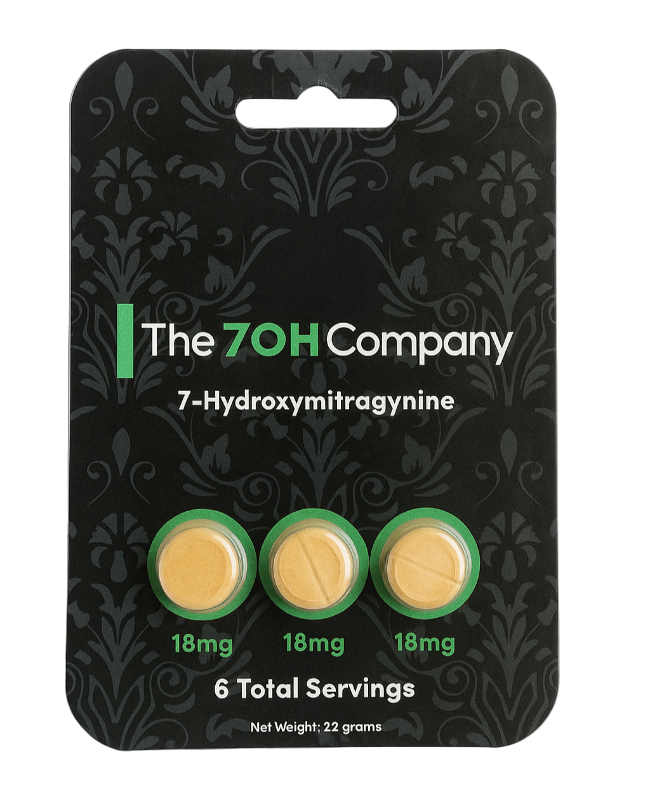THE 7OH COMPANY 7- HYDROXYMITAGYNINE 3CT 54MG 18MG PER TABLET - Seven Tech
