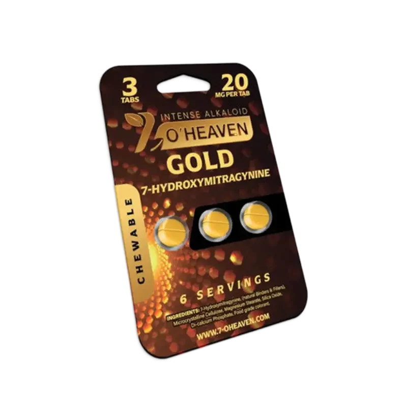 7OHeaven Gold 3ct 7OH Chewable Tabs 20mg per Tablet - Seven Tech