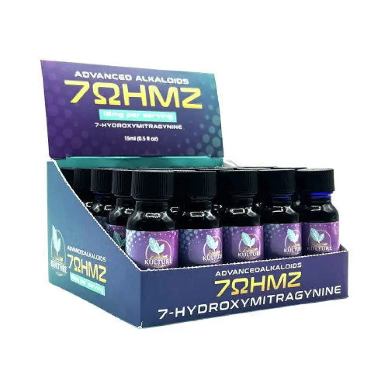 7OHMZ 7-Hydroxymitragynine Extract Shots - Kratom Kulture 15ml Bottles - Seven Tech