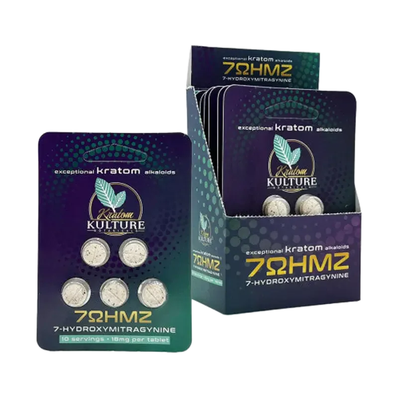 7OHMZ Kratom Kulture 5ct 7OH Caps 18mg per Capsule - Seven Tech